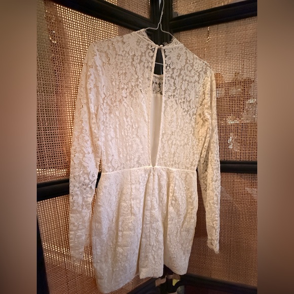 KEEPSAKE the Label White Lace Detail Dress - Picture 3 of 6